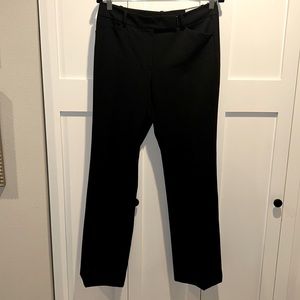 NWT White House Black Market Sz 6 Bootcut Black Pants